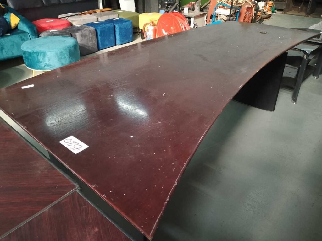 ITEM ITEM MAHAGONY MAMAGERIAL L SHAPED DESK FF00007