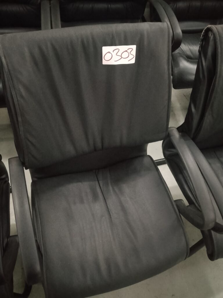 ITEM BLACK FAUX LEATHER CHAIR
