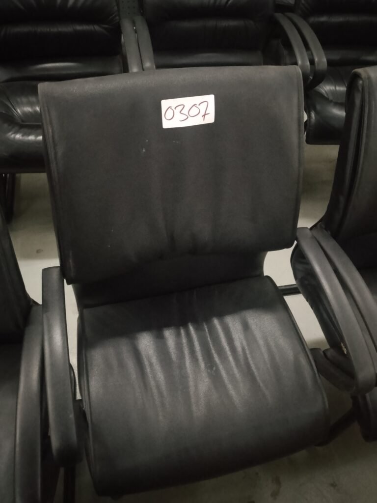 ITEM BLACK FAUX LEATHER CHAIR