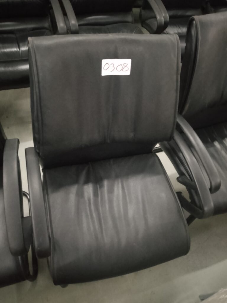 ITEM BLACK FAUX LEATHER CHAIR
