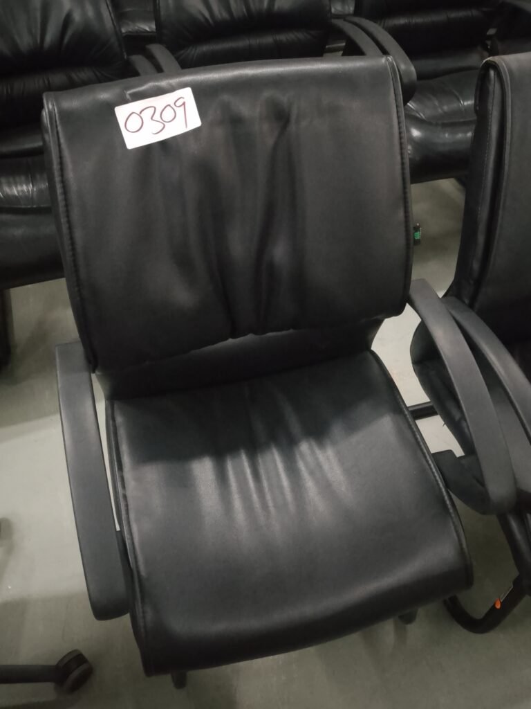 ITEM BLACK FAUX LEATHER CHAIR