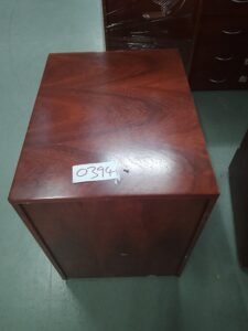 ITEM BROWN PEDESTAL
