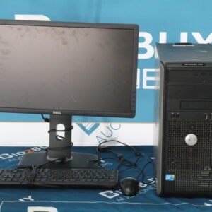 MONITOR, CPU AND KEYBOARD SET