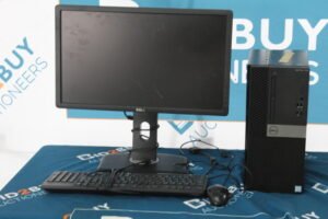 MONITOR, CPU AND KEYBOARD SET