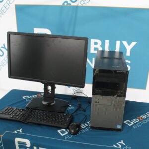 MONITOR, CPU AND KEYBOARD SET