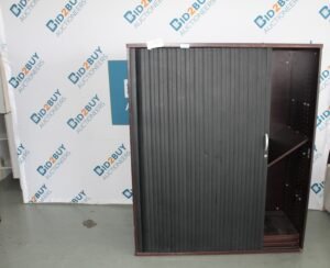 ITEM ITEM MAHAGONY BLACK ROLLER CABINET FF00071