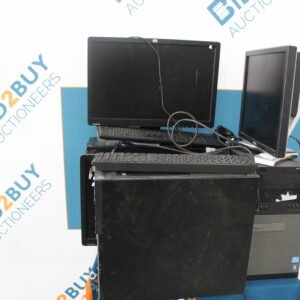 MONITOR, CPU AND KEYBOARD SET