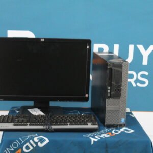MONITOR, CPU AND KEYBOARD SET