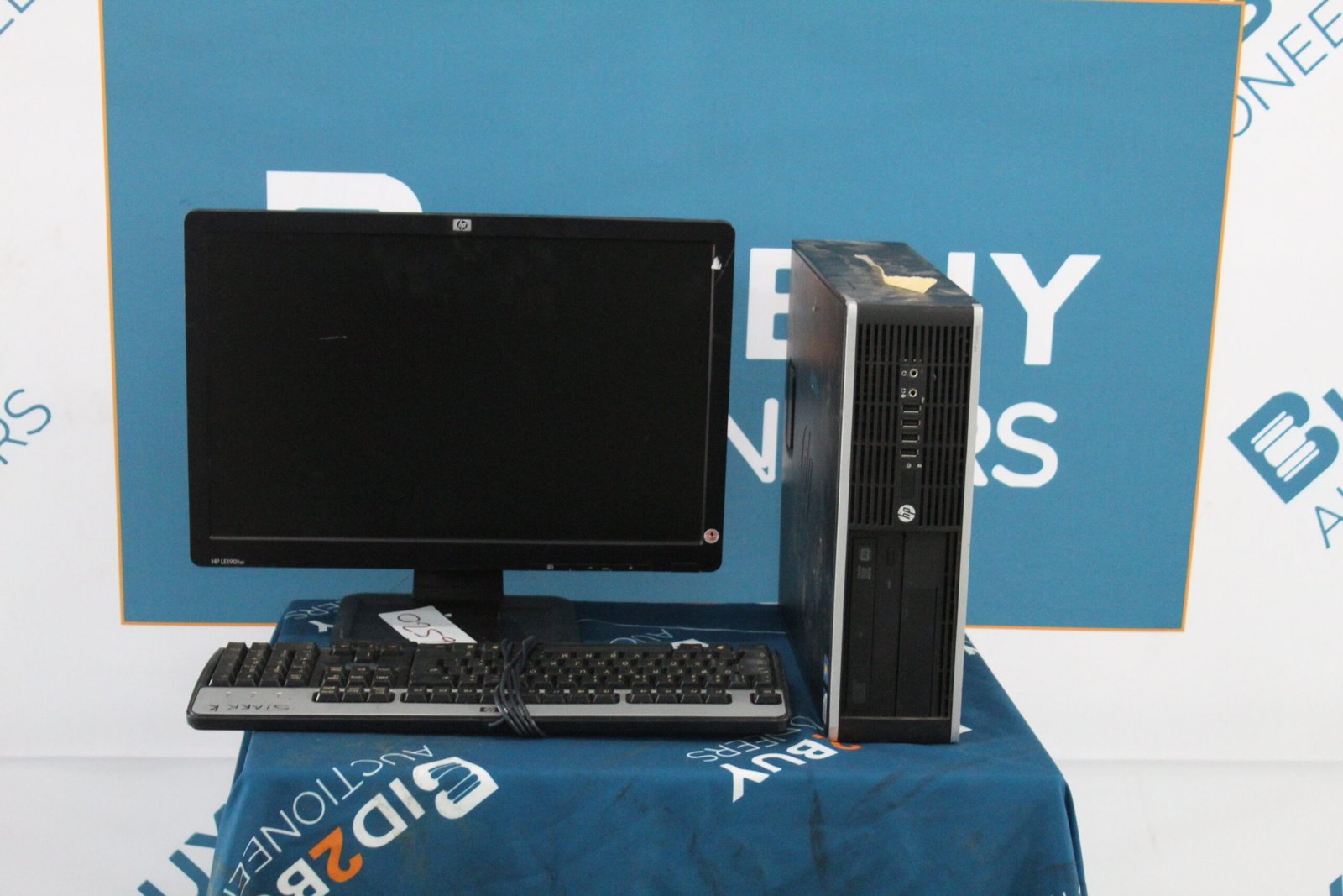 MONITOR, CPU & KEYBOARD SET (2)