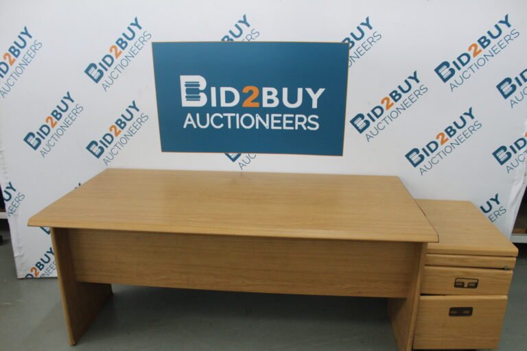 2X LIGHT BROWN TABLES